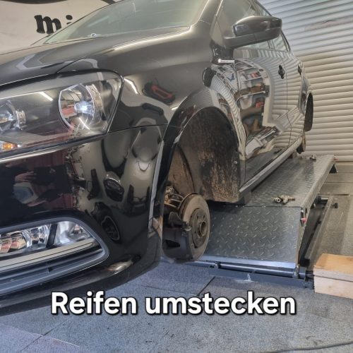 Reifen umstecken
